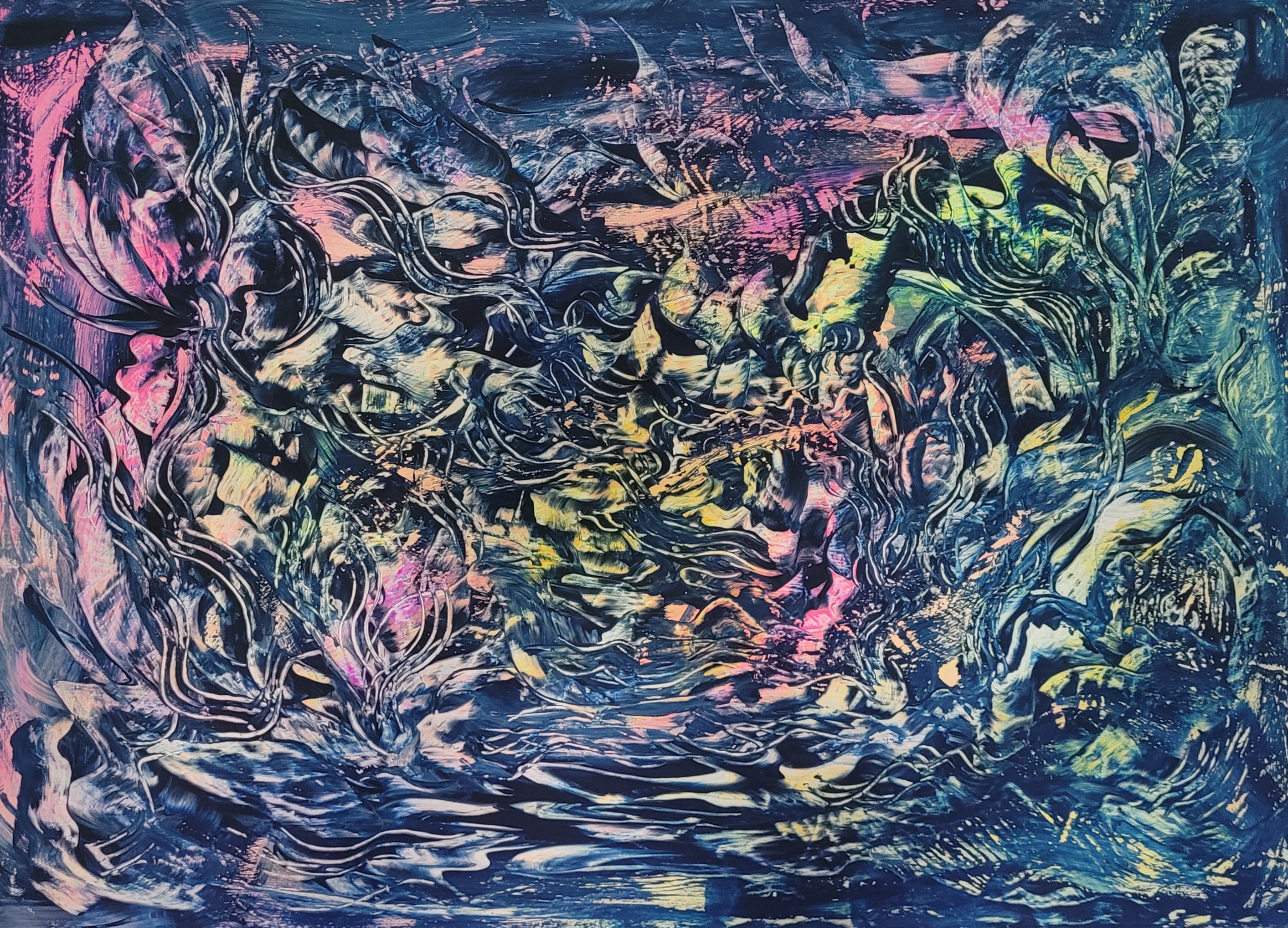 Alles ist bekloppt  50x70 cm