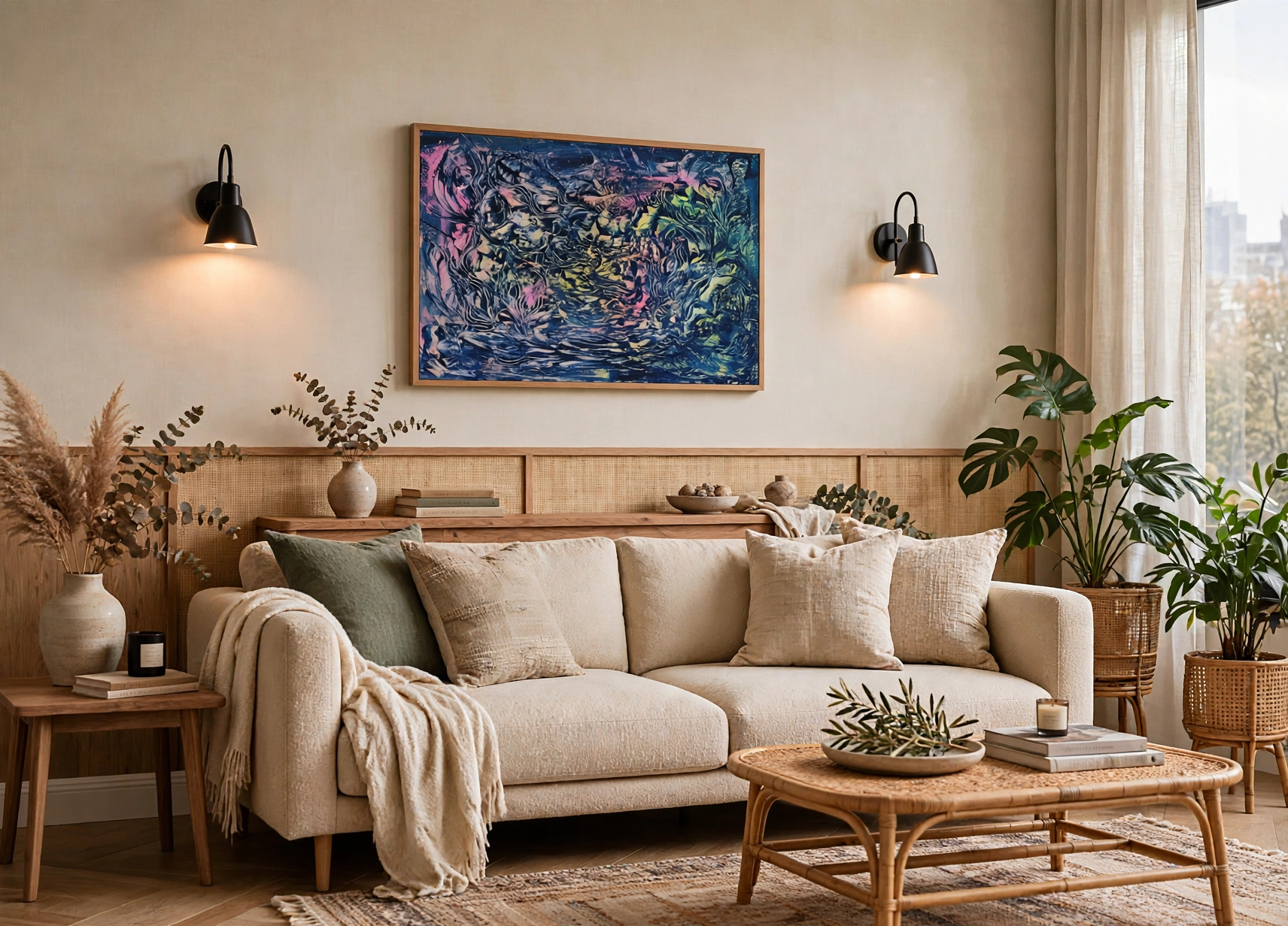 Alles ist bekloppt  50x70 cm